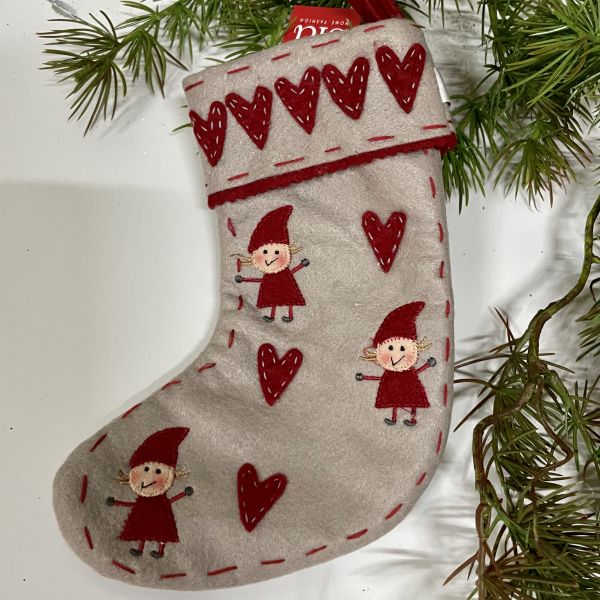 Рождественский носок для подарков SIA Home Fashion France