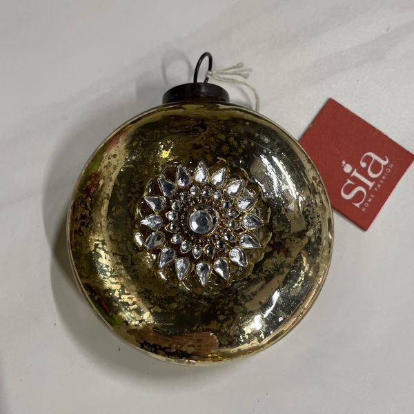 Елочная игрушка / золото Vintage SIA Home Fashion France