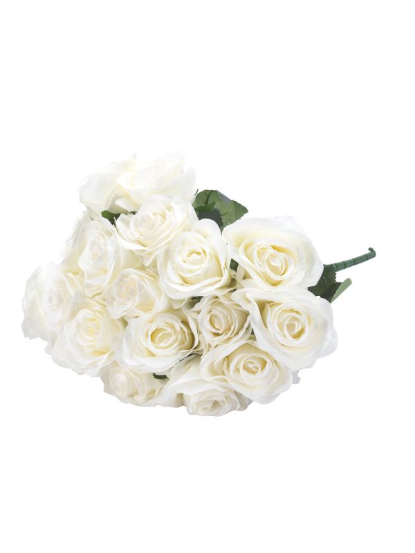 Букет белых роз/18 бутонов